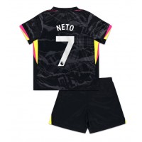 Chelsea Pedro Neto #7 Tretí Detský futbalový dres 2024-25 Krátky Rukáv (+ trenírky)